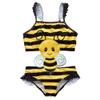 Grand Beauty Parlor Girls one Piece Swimsuit Available in Butterfly, bee, Dolphin, ice-Cream, Lady Bug Designs Bathing Suit Bee 12M view 1