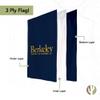Desert Cactus University of California Berkeley UCB Garden Flag  19 x 12 inch Golden Bears Banner, For Outdoor Display and Events (Design K) view 3