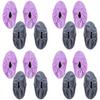 Garneck 8 Pairs Fleece Shoe Covers Bowling Supplies Bowling Shoe Covers Women Sneaker Outdoor Non Shoe Cover Boot Cover Overshoe Child Disposable Boots Flannel view 1