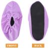 Garneck 8 Pairs Fleece Shoe Covers Bowling Supplies Bowling Shoe Covers Women Sneaker Outdoor Non Shoe Cover Boot Cover Overshoe Child Disposable Boots Flannel view 2