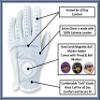Scale Wear University of Norther Iowa Panthers Cabretta Leather Golf Gloves with 3 Magnetic Ball Markers. RH & LH Men's & Youth Boys Golf Gloves (Youth-M, Right (Fits Left Hand)) view 3