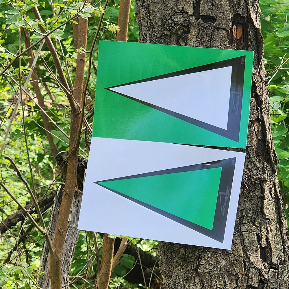 Pro Class Arrows; PCA-Green, Race Course Trail Marker; 150 Pack; 8"x5" (Green)
