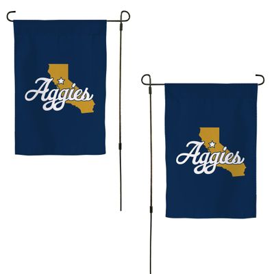Desert Cactus University of California Davis UCD Garden Flag  19 x 12 inch UC Davis Aggies Banner, For Outdoor Display and Events (Design B)