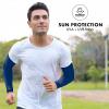 TUFF Compression Cooling Sleeves - Arm Sleeves for Women - UV Protective UPF 50 Arm Sleeves for Men - Cover Arms Tattoo for Cycling, Basketball, Football, Golf, Gym and More view 3