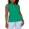 Karen S Petite Sleeveless Polo Shirt Green Verde PXS view 1