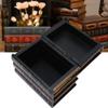 LYBLY Wood Decorative Book Box, Antique Book Jewelry Storage Case Jewelry Storage Case Packaging Study Book Ornament Home Decoration/575 view 3