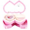 LYBLY Heart Shape Musical Jewelry Box, Musical Jewelry Box for Girls Musical Jewelry Storage Box with Dancing Girl for Birthday Christmas/493 (Color : Pink) view 1
