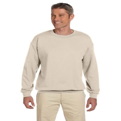 Gildan mens Fleece Crewneck Sweatshirt, Style G18000, Sand Dust, Medium