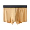 Men's Traceless Modal Underwear Cooling Cozy Trunks Breathable Solid Colour Boxer Briefs (Yellow 1PC,X-Large)