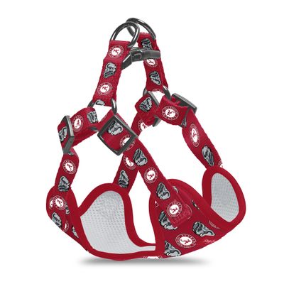Alabama Crimson Tide Step-in Dog Harness | NCAA Officially Licensed | Adjustable, Comfortable, Sturdy and Long Lasting - Great Gift Idea! (Large)