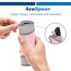 AceSpear Hand Weights for Women Men 1lb 2lbs 3lbs 4lbs Soft Dumbbells of 2, Detachable Walking Weight for Aerobics, Jogging, Running (1 lb x 2, Pink) view 3