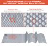 PATIKIL Closed Cell Foam Sleeping Pad, Insulated R-Value 2.1 Foldable Sleeping Pad Lightweight Sleeping Mat for Camping Backpacking Hiking Outdoor, Orange view 4