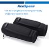 AceSpear Hand Weights for Women Men 1lb 2lbs 3lbs 4lbs Soft Dumbbells of 2, Detachable Walking Weight for Aerobics, Jogging, Running (4 lbs x 2, Black) view 2