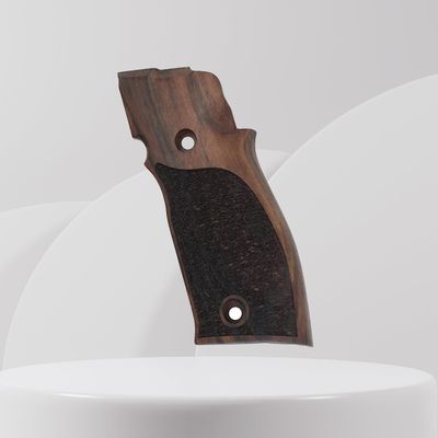 Tactical Mak Grips X5/X6 Grip Black Gun Grips Natural Wood Grip 3D Texture with German Silver Carving Perfect for Your Holster Weapon Speed and Accuracy and Design (X5 X6 V22)