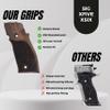 Tactical Mak Grips X5/X6 Grip Black Gun Grips Natural Wood Grip 3D Texture with German Silver Carving Perfect for Your Holster Weapon Speed and Accuracy and Design (X5 X6 V22) view 4