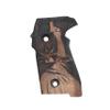Tactical Mak Grips P 228 / P229 Grip Black Gun Grips Natural Wood Grip 3D Texture with German Silver Carving Perfect for Your Holster Weapon Speed and Accuracy and Design (Vari 1) view 1