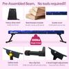 Sealoha 8ft Ultrasimple Adjustable&Foldable Balance Beam,High-Low Floor Beam Suede Gymnastics Equipment, Gymnastics Beam for Training&Professional HomeTraining (Gym Beam, Starry Sky, 8ft) view 2