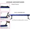 Sealoha 8ft Ultrasimple Adjustable&Foldable Balance Beam,High-Low Floor Beam Suede Gymnastics Equipment, Gymnastics Beam for Training&Professional HomeTraining (Gym Beam, Starry Sky, 8ft) view 4