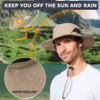 G GIEPHT Fishing Hat for Mens Womens Sun Hat Wide Brim Bucket Hat SPF UV UPF Protection Large Small Size Mesh Breathable Vented Summer for Beach Hiking Safari Golf Outdoor Gardening view 2