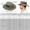 G GIEPHT Fishing Hat for Mens Womens Sun Hat Wide Brim Bucket Hat SPF UV UPF Protection Large Small Size Mesh Breathable Vented Summer for Beach Hiking Safari Golf Outdoor Gardening view 4