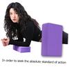BESPORTBLE 5pcs Exercise Fitness Foam Block Yoga Bricks Blocks Home Fitness Yoga Ball Home Ball Gym Balance Elastic Band Sports Purple Pilates Set s view 4