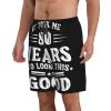 Happy 80th Birthday Men's Swim Trunks Quick Dry with Mesh Lining Beach Shorts Bathing Suit Swimwear Medium view 2