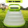 Solis Convene Solar Camping Lanterns-Collapsible Camping Essentials,IP65 Solar Lights Outdoor Waterproof,USB Portable Camping Hanging Lamp for Backpacking Gear,Emergency,Tent,Travel,Hiking view 3