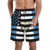 Guatemala Flag Men's Swim Trunks Quick Dry with Mesh Lining Beach Shorts Bathing Suit Swimwear 3X-Large view 1