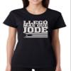 Llego Mas Que Jode Bandera Puerto Rico Map and Flag Women's T Shirt (2XL, Black) view 1