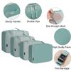 BAGAIL 8 Set Packing Cubes Luggage Packing Organizers for Travel Accessories-Dusty Blue view 4