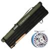 AnglerDream 8'4'' 3WT Fly Rod Kit Fly Fishing Rod 4 Section 3WT with Silver Reel and Blue Line Fly Fishing Combo view 1