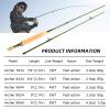 AnglerDream 8'4'' 3WT Fly Rod Kit Fly Fishing Rod 4 Section 3WT with Silver Reel and Blue Line Fly Fishing Combo view 3