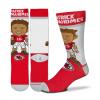FBF - Kansas City Chiefs NFL Player # Youth Size Kids Crew Socks Approx. 4-8 years old - Patrick Mahomes #15 view 1