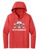CornBorn Nebraska Cornhuskers Womens Apparel - Hooded Shirt New Official Blackshirts Logo - Red - XL view 1