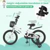 BABY JOY Kids Bike, 18 Inch Children Bikes for Boys Girls Age 4-8 Years w/Training Wheels, Handbrake, Coaster Brake & Removable Basket, Kids Bicycle of Multiple Colors view 2