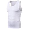 Sleeveless Shirts For Men, Men's Athletic Shirts & Tees Men Undershirts Tank Top Mens Muscle Tank Shirts Quick Drying Compression Shirt Slimming Body Shaper Vest Workout Tank Tops (3XL, White-1) view 1