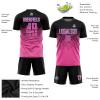 Custom Soccer Jersey Printed Player Name Number Sports Uniforms School Set Adult/Youth Suit for Fan view 3