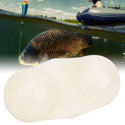 Fishing Rattles, 40pcs Fishing Double Rattle Catfish Rattles, Fishing Line Rattles Sea Fishing Attractor Beads, Portable Fishing Rattles Inline Dual Rattle Fishing Luring Fishing