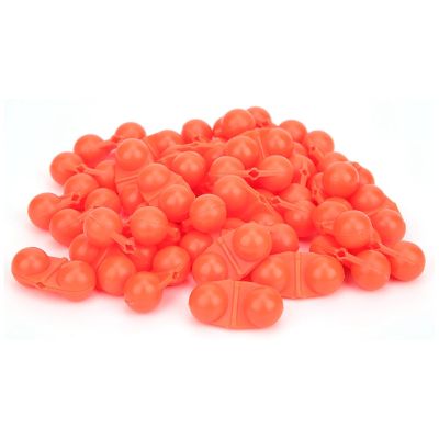 Fishing Rattles, 40pcs Fishing Double Rattle Catfish Rattles, Fishing Line Rattles Sea Fishing Attractor Beads, Portable Fishing Rattles Inline Dual Rattle Fishing Luring Fishing
