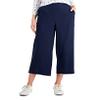 Charter C Women's Cropped Wide-Leg Pants Blue Intrepid XL view 1