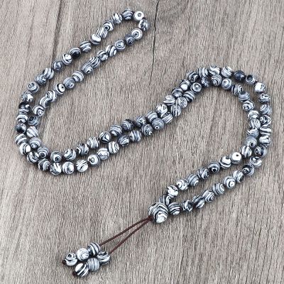 108 Natural Stone Agate Black Onyx Beads Bracelet Necklace Men Necklace Women Malachite,Black Malachite