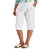 Karen S Women's Charlie Capri Pants White view 1