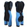 Triathlon Suits Mens One-Piece Sleeveless Trisuits Skin Wet Suit for Running Cycling Swimming view 2