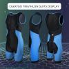 Triathlon Suits Mens One-Piece Sleeveless Trisuits Skin Wet Suit for Running Cycling Swimming view 4