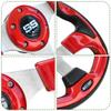 WEKANI Golf Cart Steering wheel for EZGO YAMAHA and Club Car Precedent Most Golf carts Red view 3