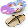 INFIDEZ 360 Degree Rotation Cute Unicorn Wooden Balance Board Kids With Crossed Base, Balance Wobble Board For Balance, Balance Board Toddler Supporter, Balance Boards for Stability and Core Training view 1