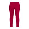 Jhaoyu Kids Girls Athletic Leggings High Waist Stretch Ballet Dance Tights Fitness Running Gym Yoga Sports Pants Burgundy 12 Years view 1