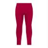 Jhaoyu Kids Girls Athletic Leggings High Waist Stretch Ballet Dance Tights Fitness Running Gym Yoga Sports Pants Burgundy 12 Years view 2