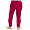 Jhaoyu Kids Girls Athletic Leggings High Waist Stretch Ballet Dance Tights Fitness Running Gym Yoga Sports Pants Burgundy 12 Years view 4