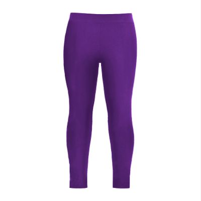 Jhaoyu Kids Girls Athletic Leggings High Waist Stretch Ballet Dance Tights Fitness Running Gym Yoga Sports Pants Dark Purple 6 Years
